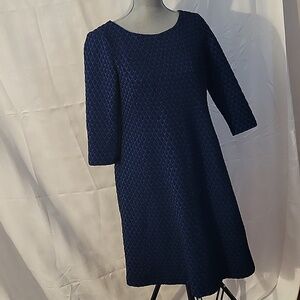 Taylor Maternity Navy & Black 3/4 Sleeve Dress, Size: S/P/CH